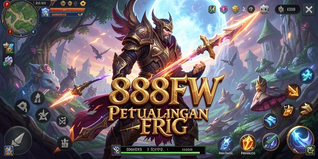Tampilan gameplay yang menarik dan penuh aksi di 888FW.