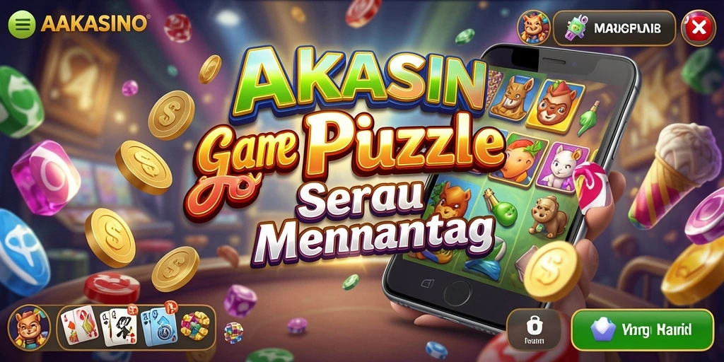 Tangkapan layar AAKASINO menampilkan gameplay Puzzle yang menarik.