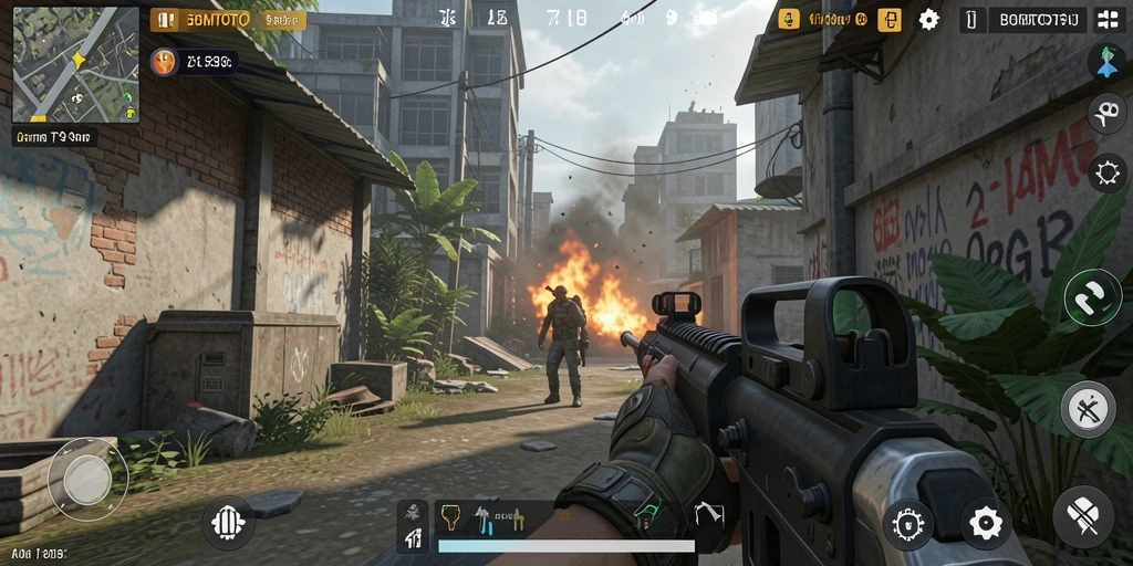 Tampilan menarik dari gameplay seru di BOMTOTO.