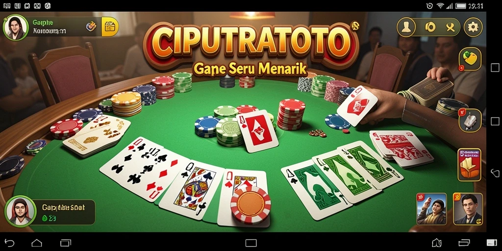 Gameplay Gaple yang seru dan interaktif di CIPUTRATOTO.