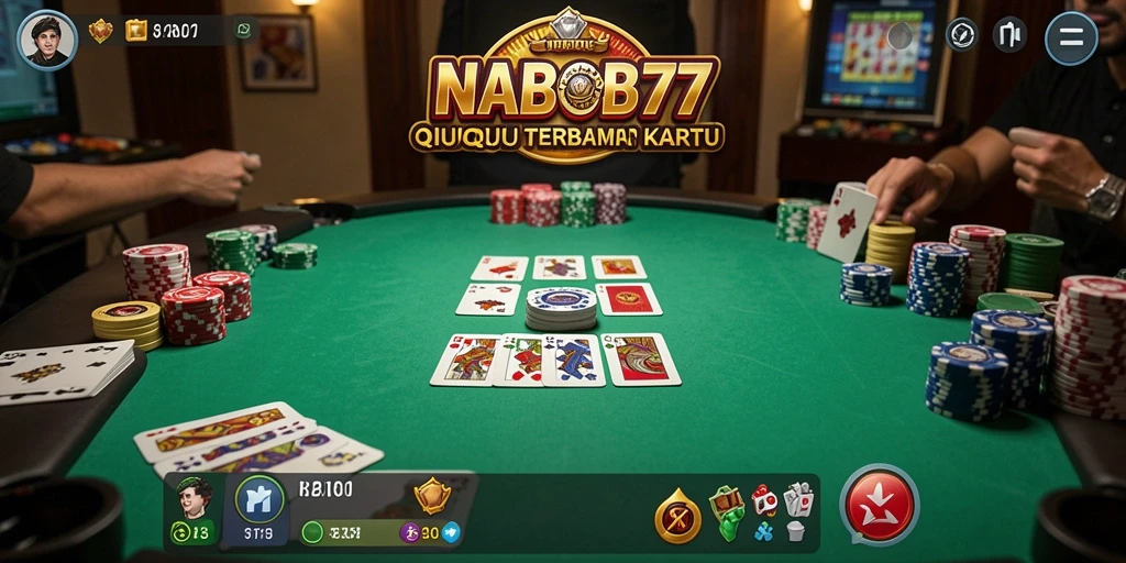 Tampilan gameplay menarik dalam NABOB77 yang penuh strategi QiuQiu.