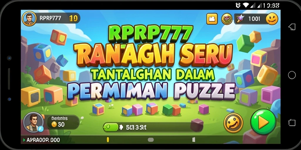Tampilan gameplay RPRP777 yang menantang dan penuh warna.