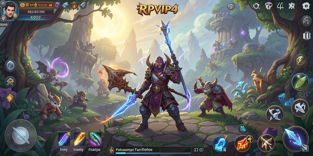 Tampilan gameplay menakjubkan dari RPVIP4 dalam aksi seru.