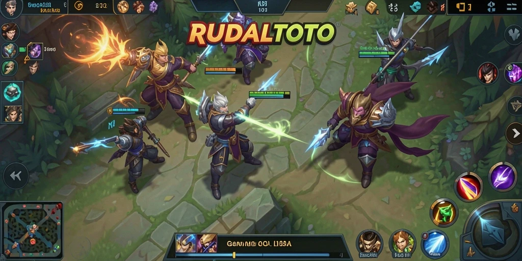 Tangkapan layar gameplay intens di RUDALTOTO dengan aksi seru.
