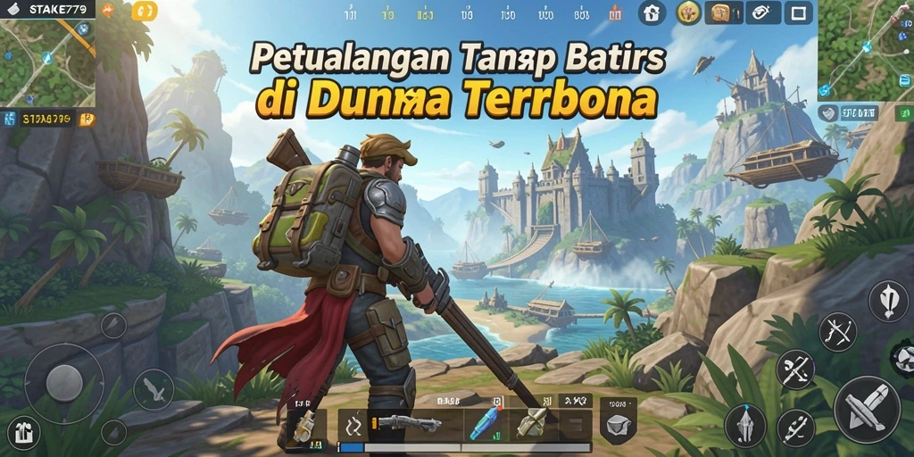 Gameplay STAKE779 dengan berbagai petualangan menarik di dunia terbuka.