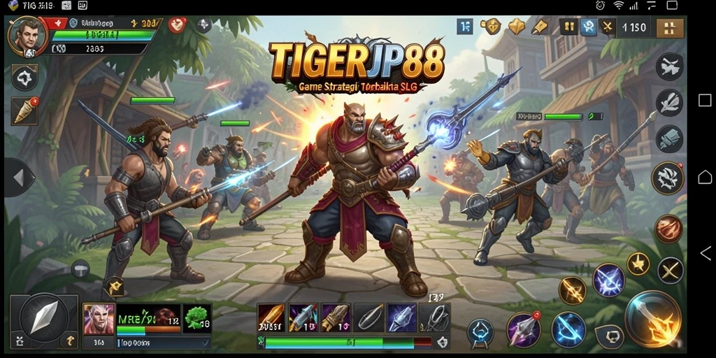 Tampilan menarik dari gameplay SLG di TIGERJP88.